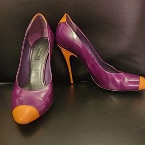 Beautiful Purple and Orange Shoes By Marc Jacobs
